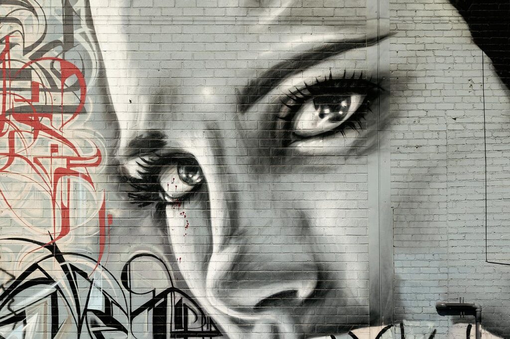 face woman, graffiti, grunge-3514196.jpg